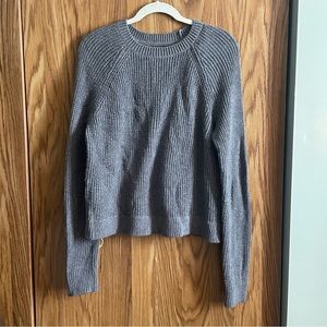 Dark Grey Abercrombie and Fitch Sweater